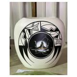 Native American Signed Vase