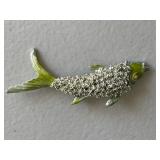 Vintage Fish Shaped Brooch