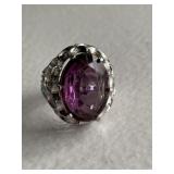 Purple Gemstone Ring