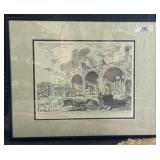 Framed Roman Architecture Print