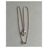 Vintage Necklace & Flower Pendant