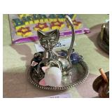 Metal Cat Jewelry Holder