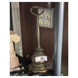Vintage Heavy Brass Door Stop
