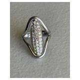 Rhinestone Dinner Ring