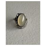 Vintage Silver Ring with Gemstone