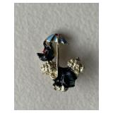 Vintage Poodle Brooch