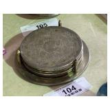 5 Silver Plated Coasters
