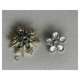 2 Vintage Brooches