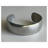Vintage Pewter Bangle Bracelet