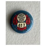Vintage Teamsters Chauffeurs & Helpers Pin