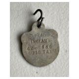 Vintage 1945 Ind. Dog Tax Tag