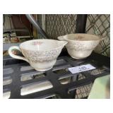 Vintage Sugar / Creamer Set