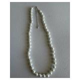 Vintage Rope Tied Pearl Necklace