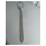 Vintage Rhinestone Neck Tie Necklace