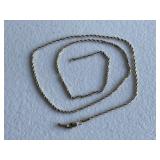 Broken 14 K Gold Necklace