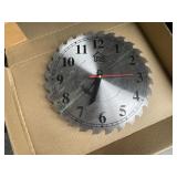 Circle Saw Blade Clock