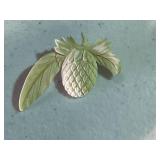 Estate Carved Bone Pineapple Brooch