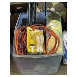Tote of Garage Items