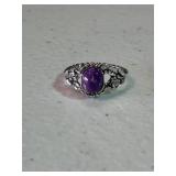 Purple Turquoise Vintage Ring