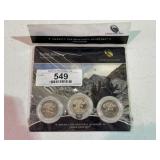 US Mint 3 Quarter Set