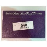 US Mint Proof Set