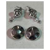 2 Pair Vintage Earrings