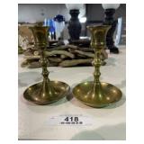 Brass Candleholders