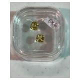 Pair of Citrine Collectible Gemstones