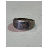 Sterling Silver Native American Burro Ring
