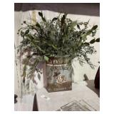 Metal Hanging Flower Arrangement