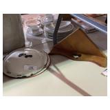 Granite Lids & Wooden Shelf