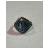 Sterling Silver Native American Turquoise Ring