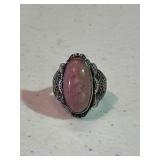 Sterling Silver Antique Gemstone Ring