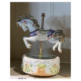 Porcelain Carousel Music Box