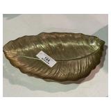 Classic Touch Gold Leaf Plate