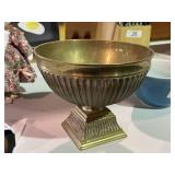 Large Ornate Brass Bowl