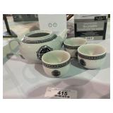 Porcelain Celtic Tea Set