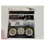 US Mint 3 Quarter Set