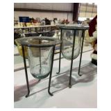 Metal & Glass Candleholders