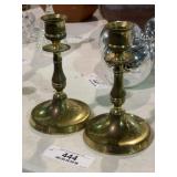 Vintage Brass Candleholders