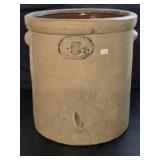 5 Gallon Uhl Pottery Works Stoneware Crock