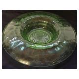 Vintage Uranium Glass Console Bowl