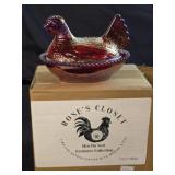 Rose's Closet Carnival Red Hen on Nest