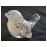 Vintage Fenton Opalescent Hand Painted Bird