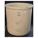 2 Gallon Red Wing Stoneware Crock