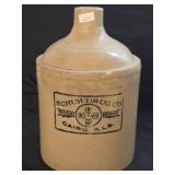 Schuh Drug Co. Cairo, IL Stoneware Jug