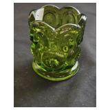 Vintage L.E. Smith Moon & Stars Green Toothpick