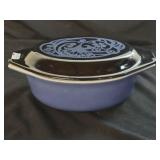 Vintage Pyrex Promo Midnight Bloom Casserole