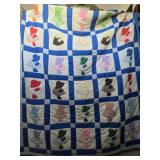 Sunbonnet Sue Patchwork Quilt