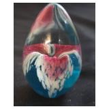 Glass Eye Studio Egg Paperweight